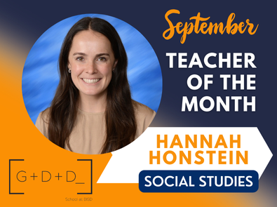  September Teacher of the Month